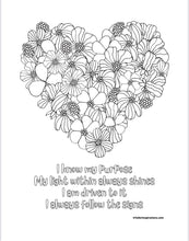 Load image into Gallery viewer, Fuller Inspirations: Affirming My Greatness Motivational Coloring Book for Adults and Teens (Digital Download)