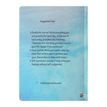 Load image into Gallery viewer, Fuller Inspirations-Affirmation Journal 319 Blue Water
