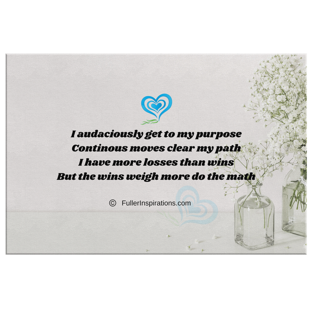 Fuller Inspirations-Affirmation Canvas Wall Print 232