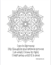 Load image into Gallery viewer, Fuller Inspirations: Affirming My Greatness Motivational Coloring Book for Adults and Teens (Digital Download)
