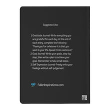 Load image into Gallery viewer, Fuller Inspirations-Affirmation Journal 205 Black
