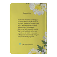 Load image into Gallery viewer, Fuller Inspirations-Affirmation Journal 263 Yellow
