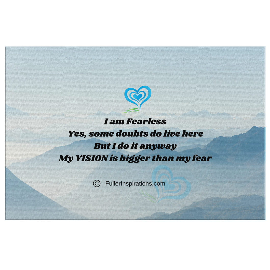 Fuller Inspirations-Affirmation Canvas Wall Print 115