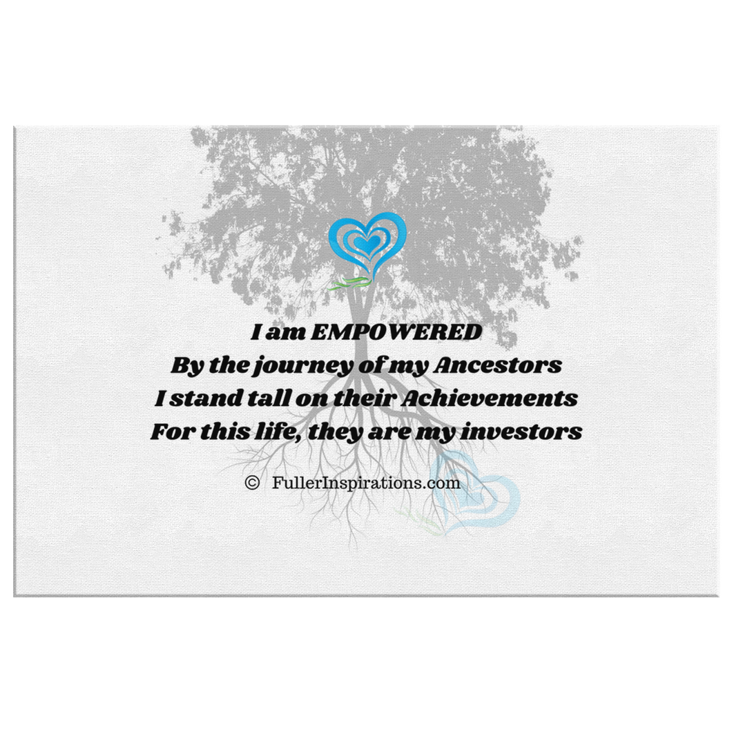 Fuller Inspirations-Affirmation Canvas Wall Print 240
